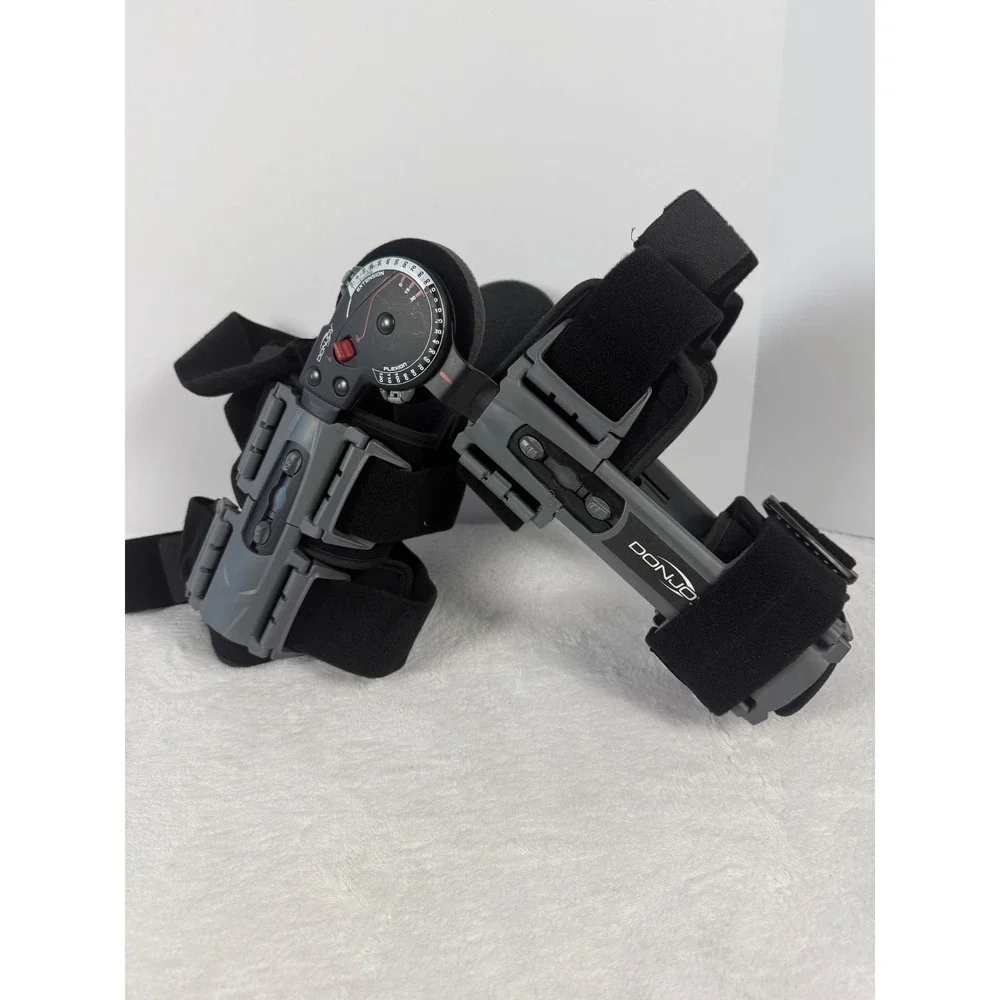 DonJoy Hinged Knee Brace Adjustable ROM Dial‎ Immobilizer Support